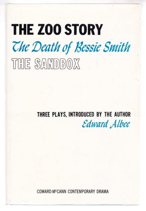 Item #3093 The Zoo Story, The Death of Bessie Smith, The Sandbox. Edward Albee