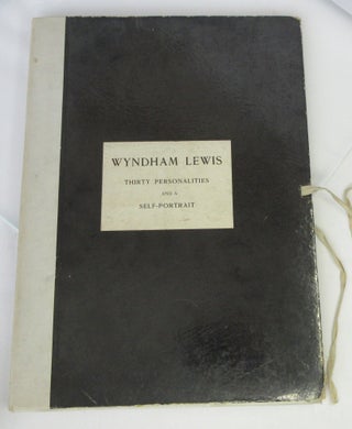 Item #3134 Thirty Personalities and a Self-Portrait. Wyndham Lewis