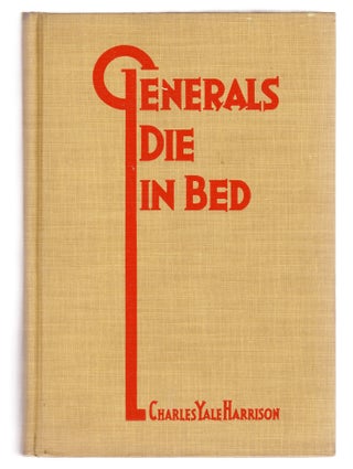 Generals Die in Bed (Inscribed to William Randolph Hearst)
