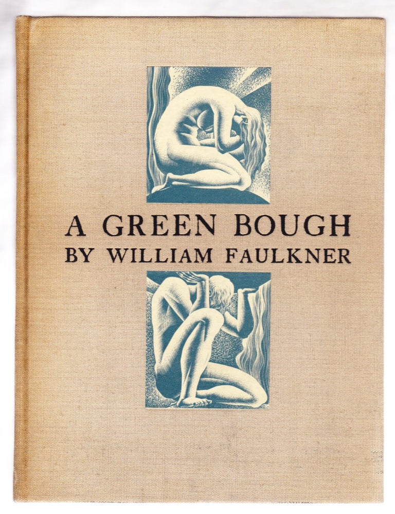 Item #4148 A Green Bough (Signed limited). William Faulkner.